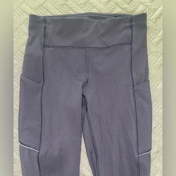 Lululemon Blue Activewear Leggings - Picture 2 of 7